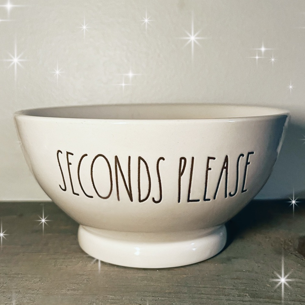 ✨Rae Dunn✨ Seconds Please Bowl.